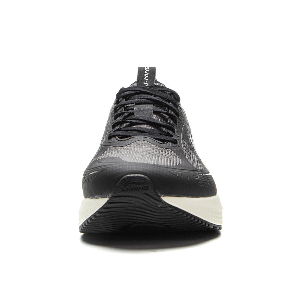 Li Ning Facile à Adapter 2 Amorti Antidérapant Résistant à l'Abrasion Respirant Basse Tige Chaussures de Course Homme Noir ARSV115-5