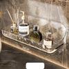 Acrylic Toilet Storage Rack Bathroom Non Perforated Wall Mounted Washbasin Cosmetic Storages Rack Household Bathroom Portable Storage Tool Ya397