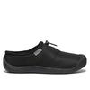 KEEN HOWSER III SLIDE Sneakers, Black Smooth Nylon, Size 26.0 Cm