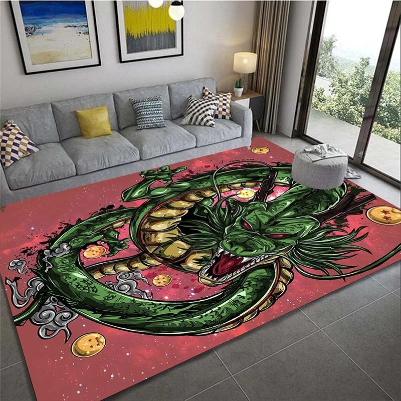 Red Chinese Dragon Carpet Living Room Large Floor Mat Anti-slip Coffee Tables Sofa Area Decoraion Foot Mats Door Rug for Home