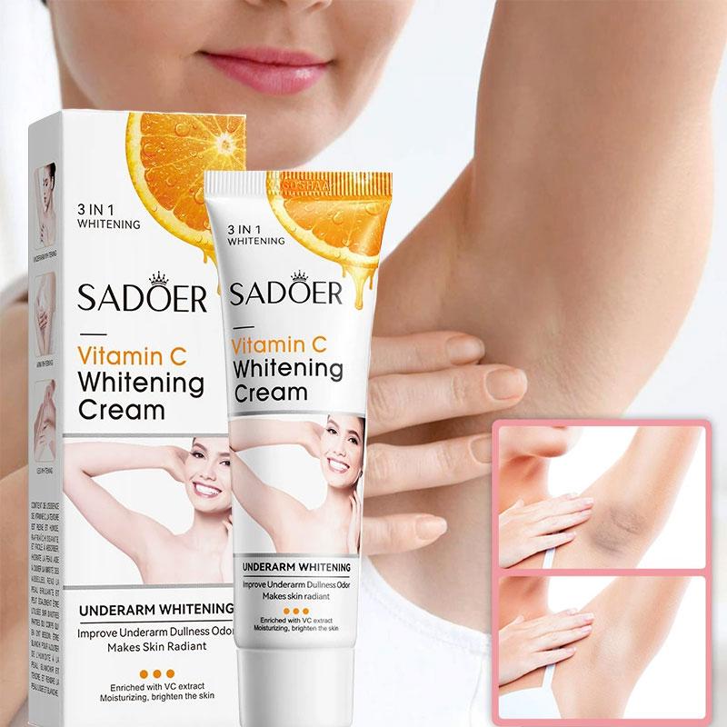 Sadoer Vitamin C Body Lotion Moisturizing Armpit Body Care Nourishing Anti Drying Tender Smooth Exfoliating Creams Skin Care