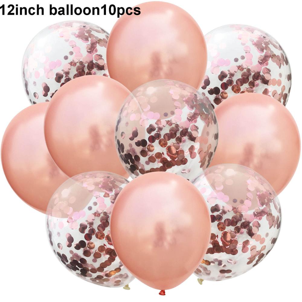 Champagne Party Rose Gold Disposable Tableware Pink Birthday 1st Baby Shower Favor Paper Plates Cup Party Supplies Wedding Decor