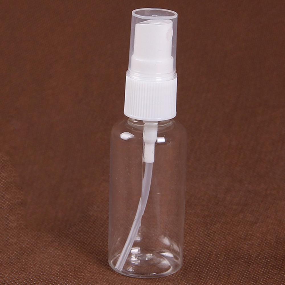 Portable Cosmetic Spray Atomizer Transparent Sample Plastic Travel