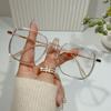 Photochromic Anti Radiation large frame Glasses Shades Transition Eyeglasses Korean Replaceable Lens women resistant Glare flat mirrors Eyewear