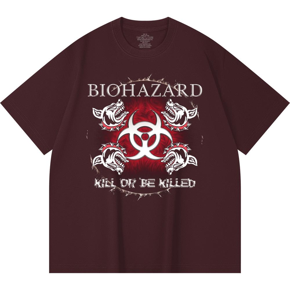 230 Gsm 100% Cotton Heavy Metal T-Shirt  Rock Band Popular Music Print Unisex Heavy Cotton T Shirt