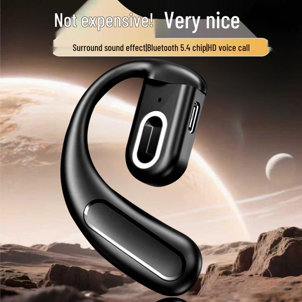 Z70 Ear-hook Bluetooth 5.4 Headset: Wireless, Noise-Reducing, Large-Volume In-ear for Business