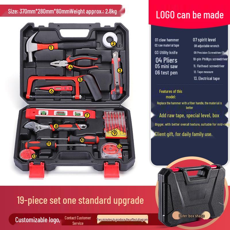 Deluxe Sada domácího nářadí: Elektrikářské a automobilové nezbytnosti