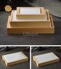 Japanese Rectangular Sushi Ice Cold Tray Box Seafood Platter Salmon Plate Dining Utensils Diware Serving Tray Banquet Tableware