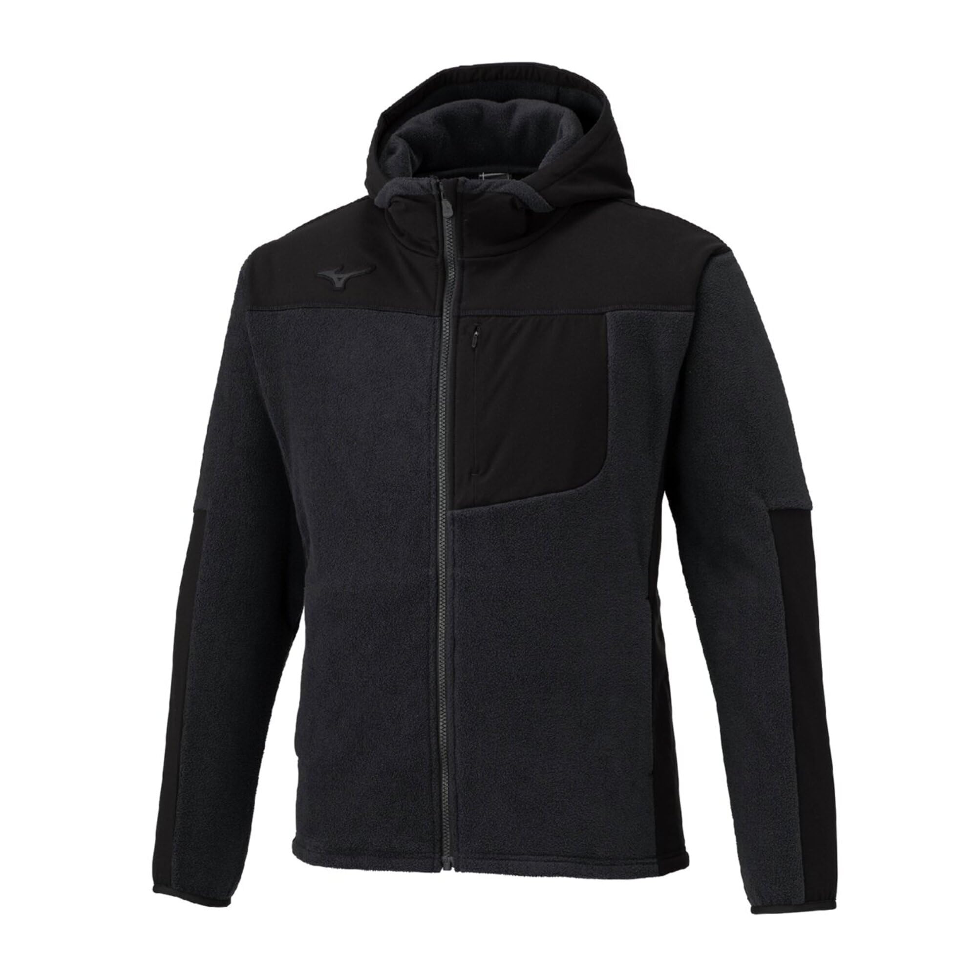 

Mizuno Proof Fleece Training 32MCC558 Men s Water-Repellent Jacket, Black, чёрный