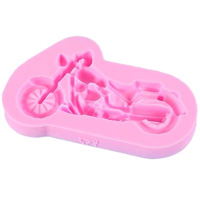 3D-Silikon-Motorrad-förmige Schokoladenformen, Fondantform, Ton, Süßigkeitenformen, Süßigkeitenformen, Herstellung von Gadgets, Geburtstagsgeschenke