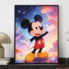 Disney Diamond Painting Kit Mickey Psychedelic Mushroom Home Bedroom Wall Decor Crafts Handmade Gift