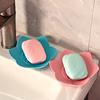 3pcs of lotus-shaped soap holders. They are self-draining bathroom soap racks, portable, and can be used in the kitchen