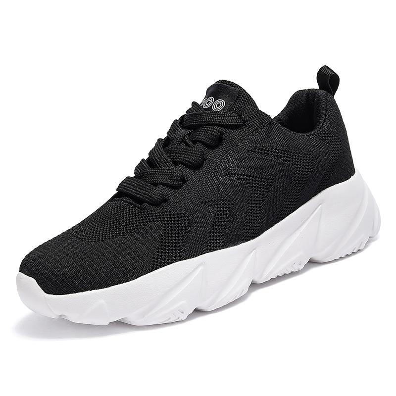 Fashion Men and women's new thick sole increase breathable comfortable fashion casual sports shoes large size couple walking shoes