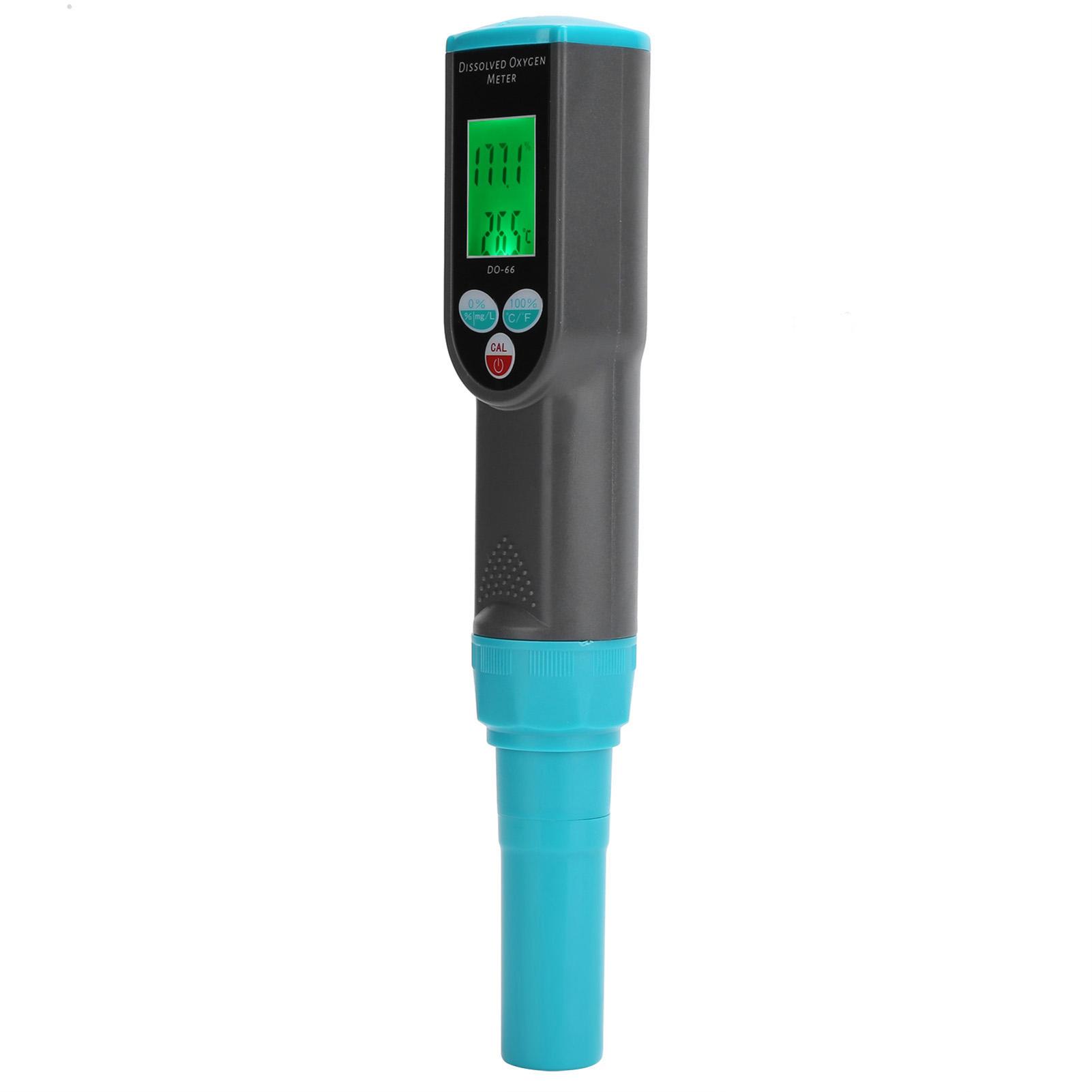 

Portable Dissolved Oxygen Meter 0 199.9percent Backlight Display with Temperature Tester for Aquaculture