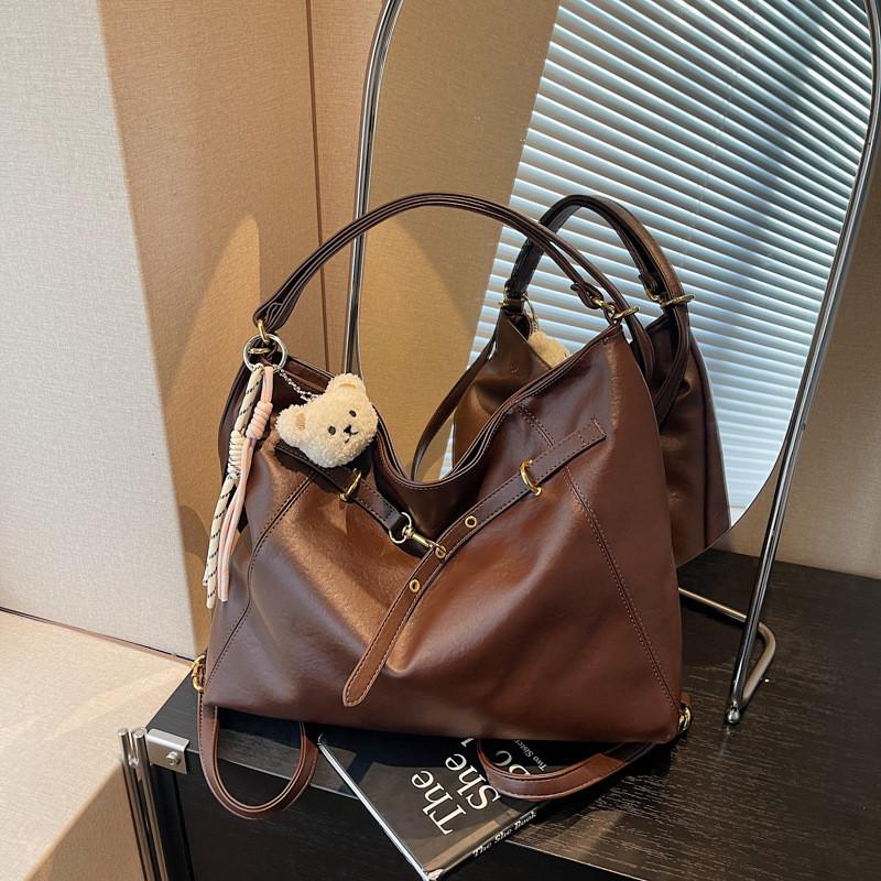 Urban Minimalist Pu Tote Bag For Daily Commute With Multiple Compartments