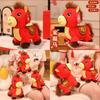 Horse Animal Plush Toy With Soft Short Pile For Lunar New Year Gifts