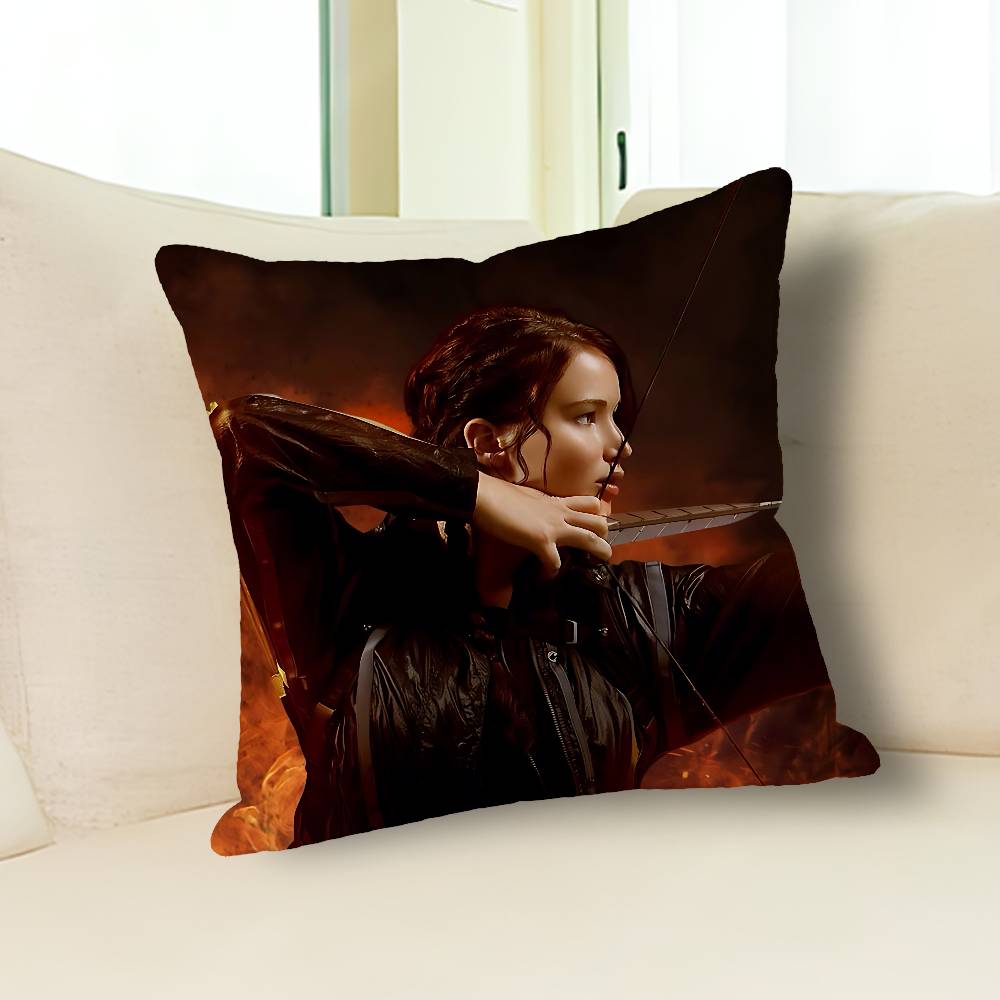The H-Hunger G-Games-S Various Sizes Square Pillow Case For Car Home Bedchamber Decor Custom Valentine gift