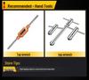 M3-M3.5 Machine Thread Tap Set: 0.25x0.35x0.45x0.5x0.6mm