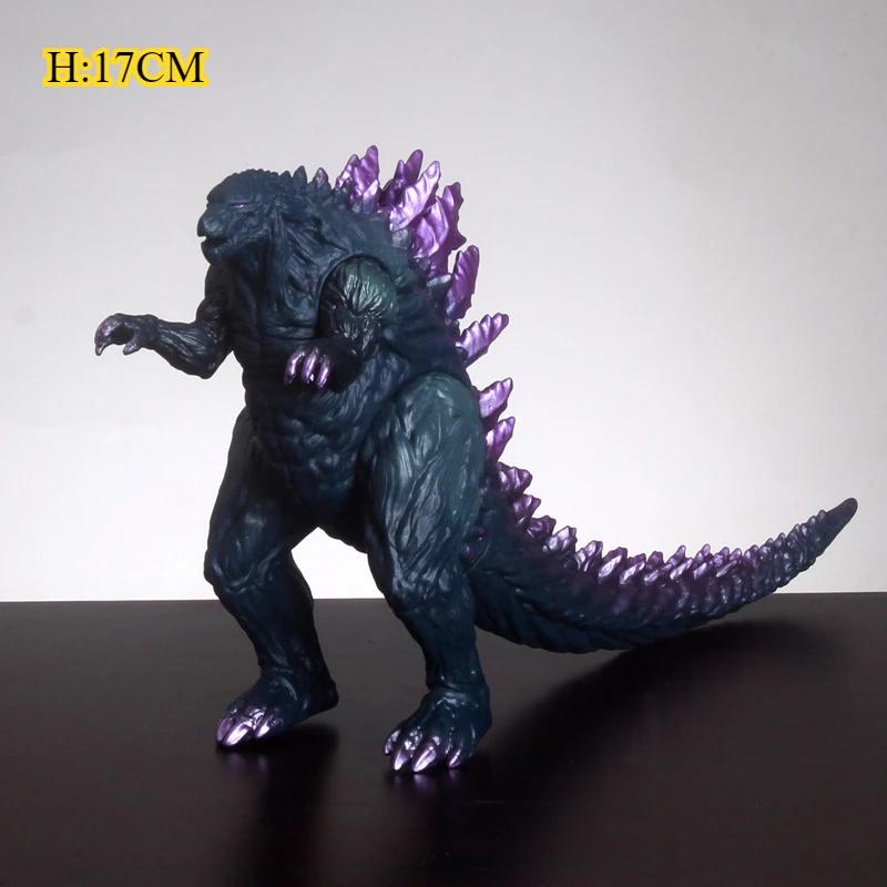 Anime Movie Godzilla Series Action Figure burning godzilla VS King of Monsters PVC soft rubber model Joint mobility Kid Toy Gift