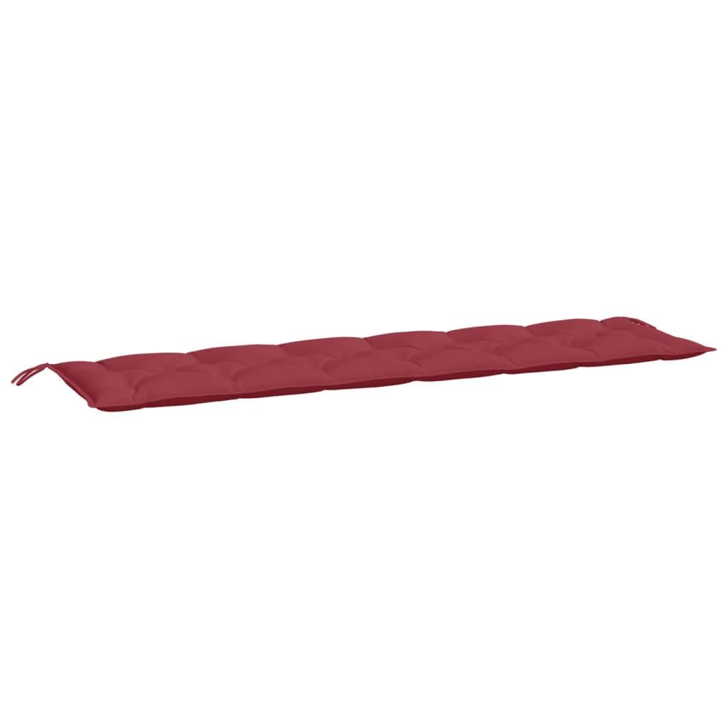 Garden Bench Cushion Burgundy 200x50x7 Cm Oxford Fabric