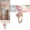 Elegant 18k Rose Gold Plated Zircon Princess Engagement Ring For Women In Sizes 6-10