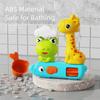 Suction Cup Frog Roaming Shower Toys Educational Ocean Bath Toys Water Wheel Water Toy  Outdoor