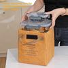 Isolierte Lunchtasche mit großem Fassungsvermögen, Thermische Bento-Tasche mit Aluminiumfolie für die Arbeit & Essenslieferung