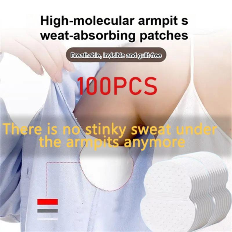 30/50/100pcs Summer Sweat Pads Deodorants Underarm Anti Perspiration Sweat Pads Disposable Armpit Absorb Useful Shield Pads