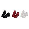 Miniature High Heels Plastic Shoe Accessories for 1/12 Scale Female Action Figure Dress Up Model