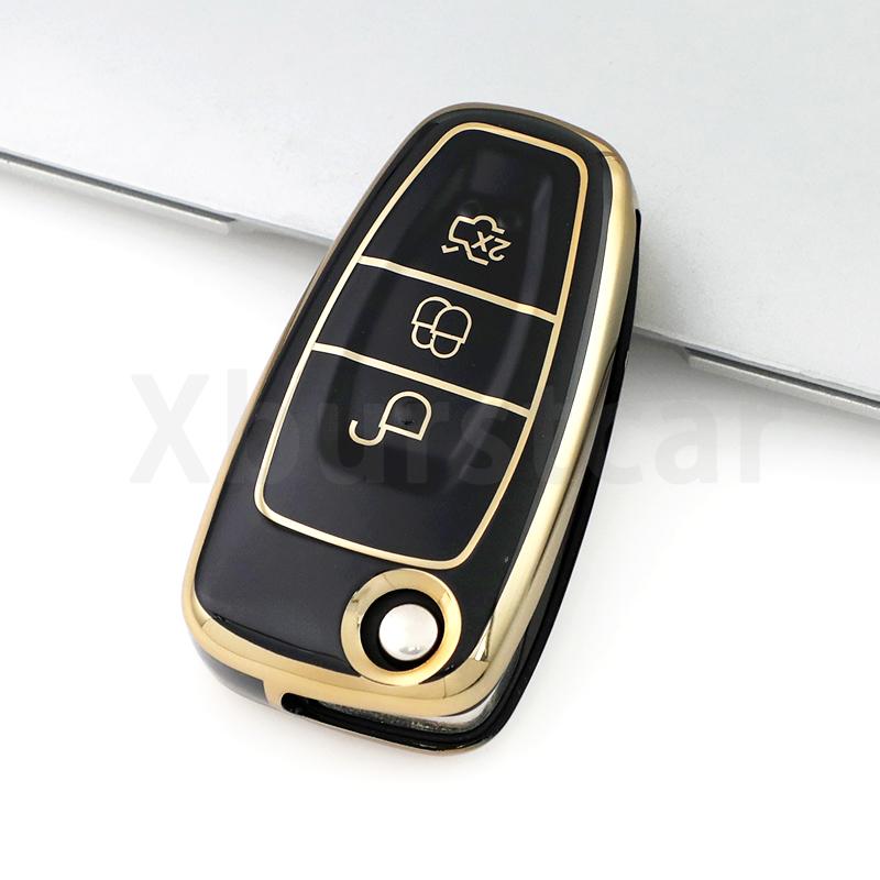 

Auto Keyless For Ford Focus Galaxy Mondeo Transit Tourneo Custom Ranger C-Max S-Max Soft Fashion Tpu Car Remote Key Case Cover