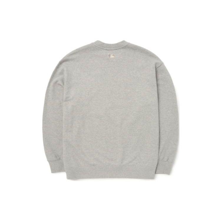 MLB Boston Red Sox Heart Logo Print Crewneck Sweatshirt Unisex Sweatshirt Light-Gray 3AMTH0324-43MGS