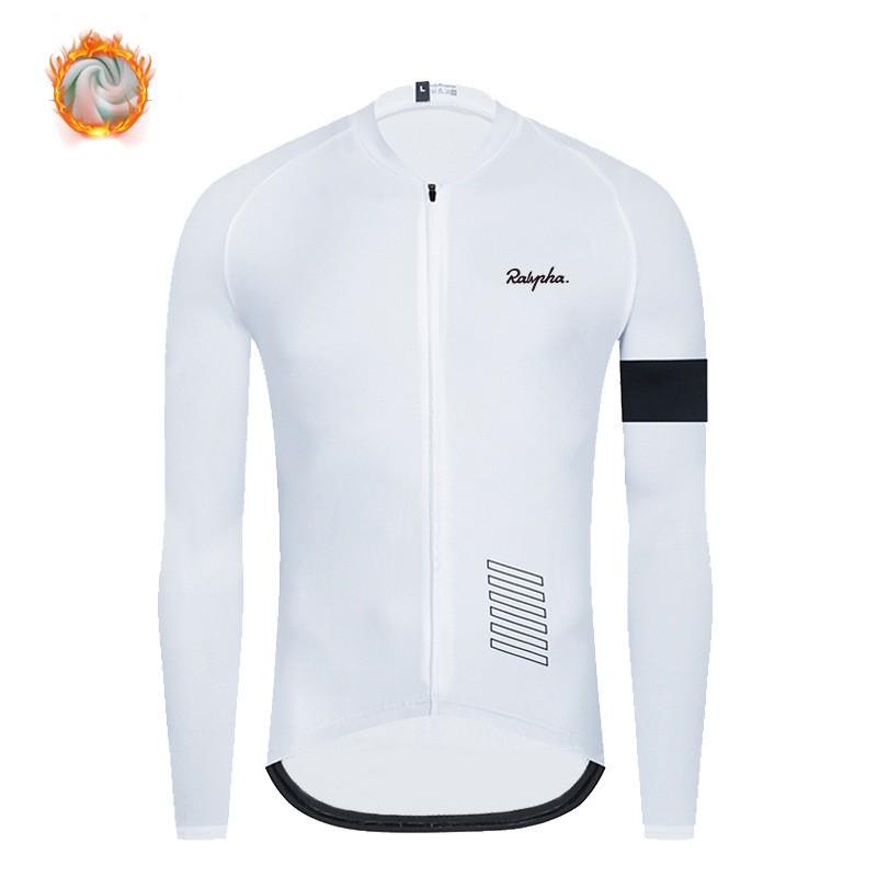 Winter Thermal Cycling Jersey Bib Tights Set Men Breathable Warm Road Mountain Bike Riding Gear