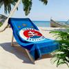 Slovan Bratislava 2D Flat Print Beach Towel, Large Soft Quick Dry Towel for Beach Camping Swimming