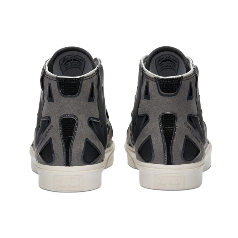 Converse Feng Chen Wang X Jack Purcell Mid-top Board Shoes Unisex Black and Grey