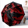 1pc Naruto Automatic Folding Umbrella with 8 Bones, 3-Fold Compact Umbrella, Compact Design On-the-Go Essential, Casual Outdoor Accessory, C