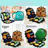 Shunyue Dinosaur Felt Learning Board For Toddlers