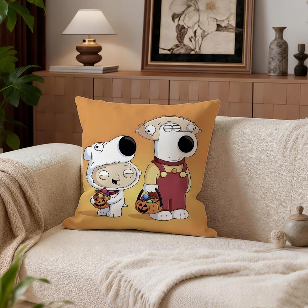 

Comedy Family Guy Cushion Cover Cushion Cover Set 4Pcs 50x50 45x45 40x40 Pillowcase Decorative Sofa Home Decor 30X30cm