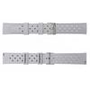 ERBORD Universal Silicone Strap 22mm, Tropic, Gray / Silver Buckle
