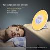 Creative Sunrise Alarm Clock with Music, Seven-Color LED, Sunset Hypnosis, FM Radio, and Night Light