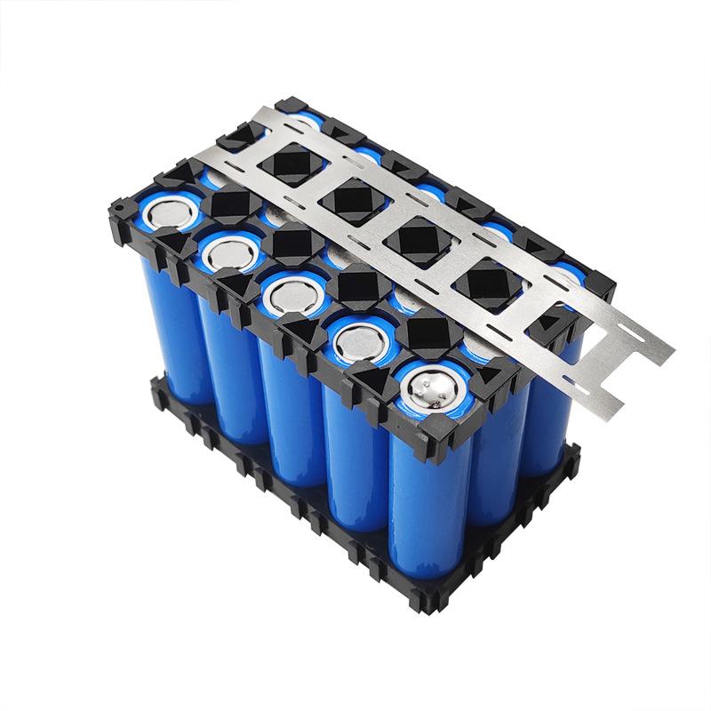 18650 Battery Holder: 2, 3, 4, 5 Parallel Nickel-Plated Steel Connector with 20.25MM Hole Spacing Per Meter