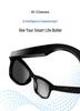 AI Smart Photo Glasses M01Pro: Voice Assistant, Image Recognition, Translation, Bluetooth, 800W Pix.