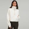 New Jacket Short Fleece Loose Semi-zipper Casual Sports Sweater