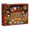 Unique Christmas Collectible Figures Advent Calendar with Squeeze Toys, Cute Silicone Dumpling Figures, Creative Holiday Game Props Stress Relief