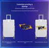 Side-Opening Expandable Luggage Set: Includes Large 24-Inch Suitcase with 20-Inch Carry-On, Silent Universal Wheels, and Trolley Attachment.