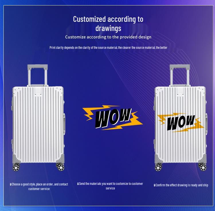 Side-Opening Expandable Luggage Set: Includes Large 24-Inch Suitcase with 20-Inch Carry-On, Silent Universal Wheels, and Trolley Attachment.