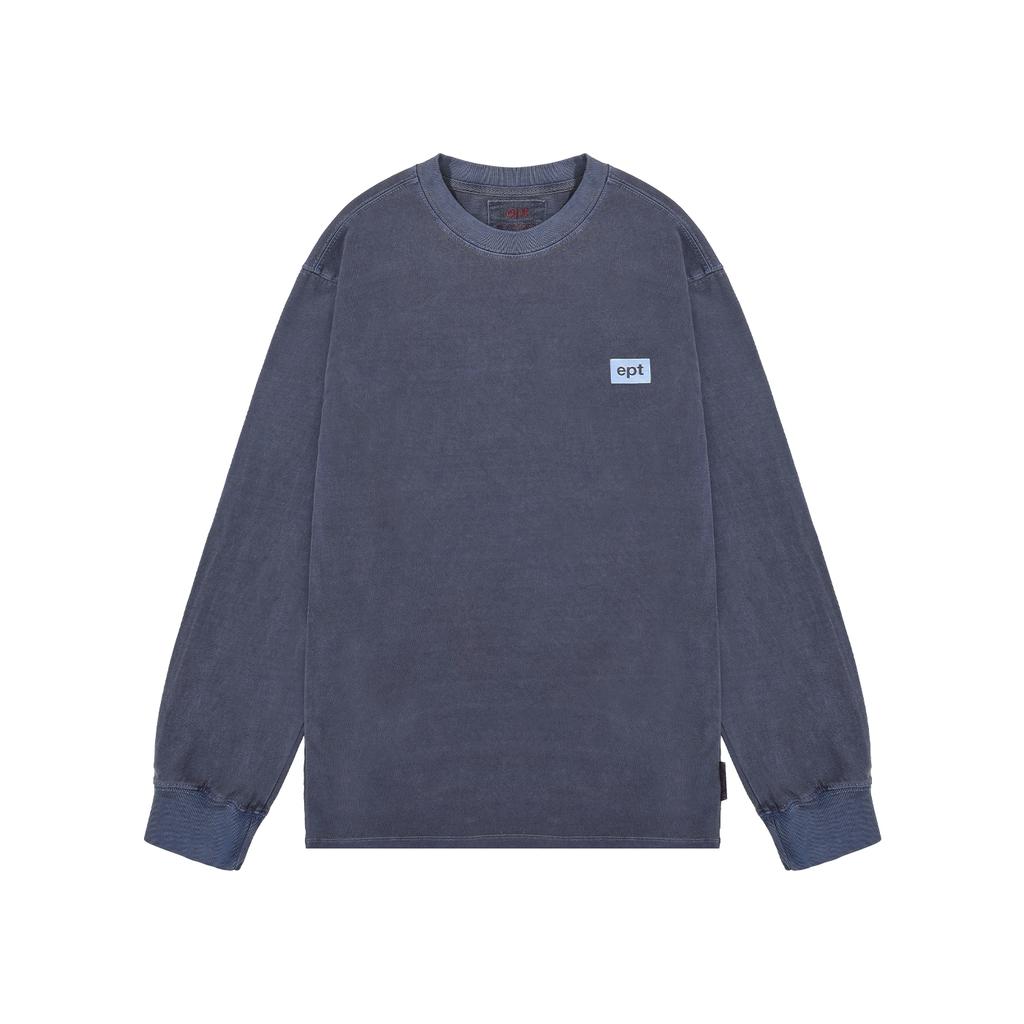 Ipiti Box Logo Pigment Long Sleeve (Navy)