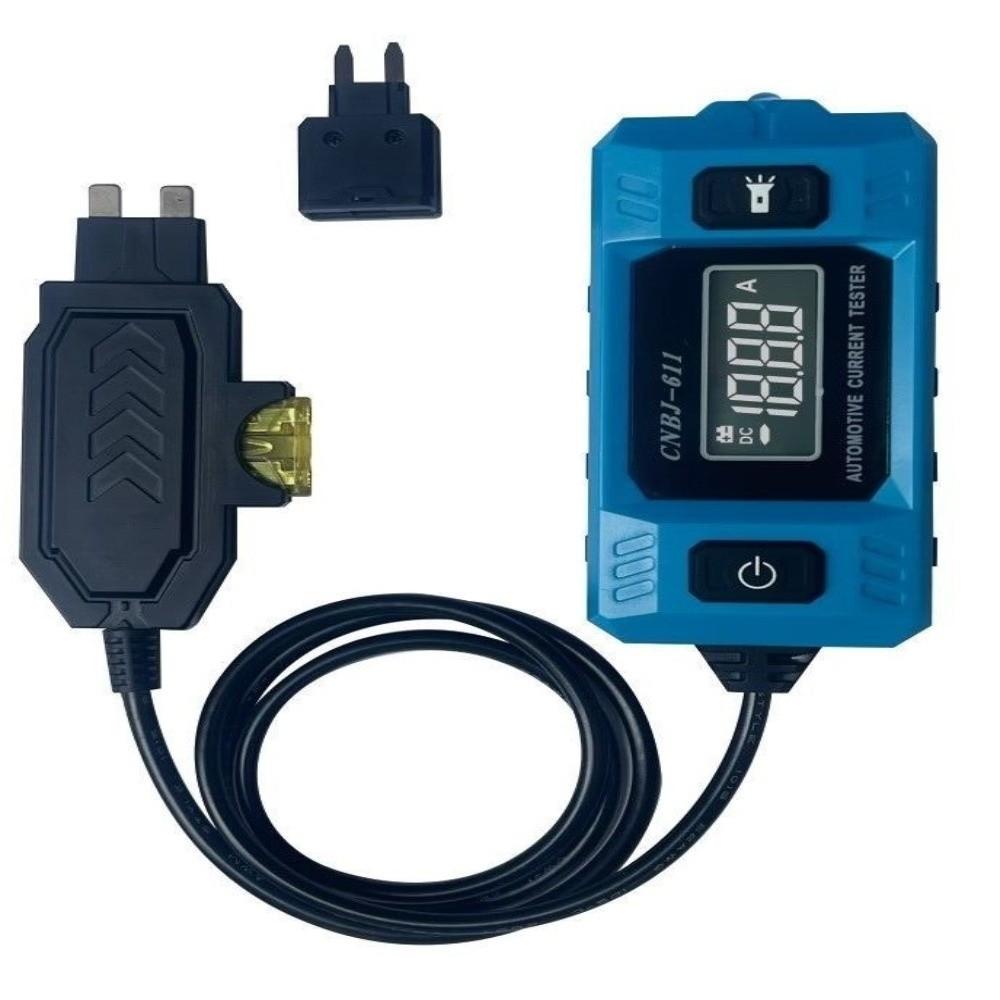 Multifunctional Automotive Circuit Fault Probe Tester with LCD Screen High-Precision Blade Fuse Checker with LED Display золотой