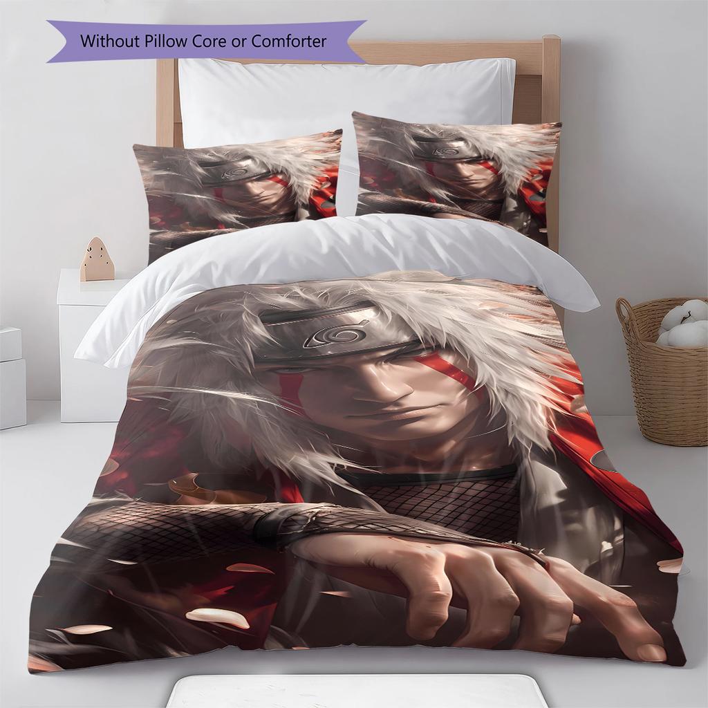 Cartoon Pattern Bedding Quilt Set Quilt Cover Pillowcase Home Decoration Birthday Gift (1 * Duvet Cover + 2 * Pillowcase, Without Core)