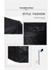 2023 Men's Lapel PU Leather Jacket - Thickened Velvet for Light Business Casual Autumn/Winter Wear