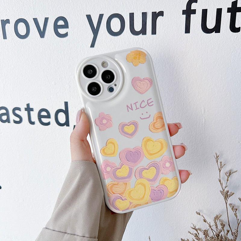 Buy Sweet and colorful love phone case for iPhone 6 6s 7 8 plus x xr xs ...